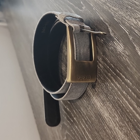 Escada Accessories - Vintage Escada Velvet Leather Belt